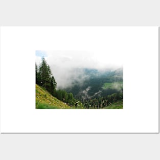 Low Cloud Over Carnic Alps Near Sauris Posters and Art